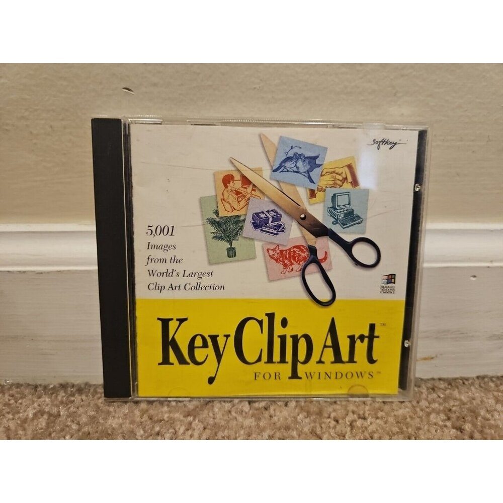 Key Clip Art for Windows: 5,001 Images (Softkey, 1994)